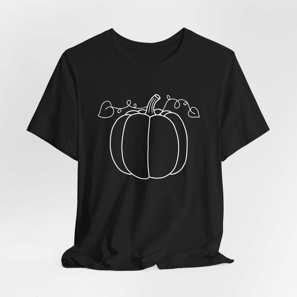 Unisex - Minimal Pumpkin Halloween Tee