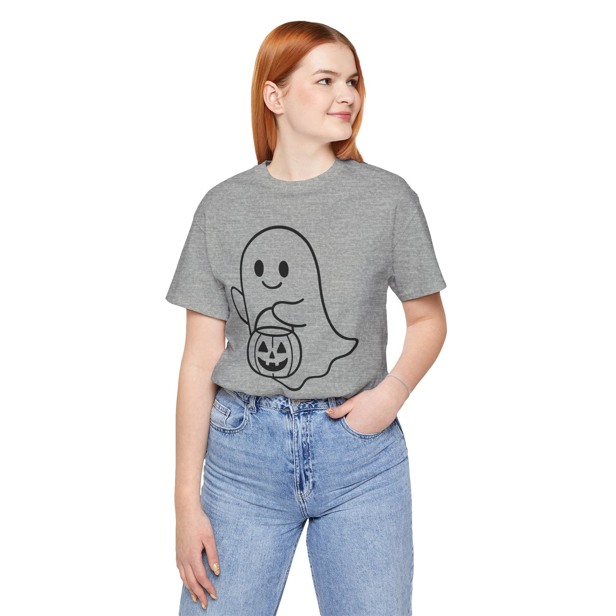 Unisex- Cute Ghost Halloween Tee
