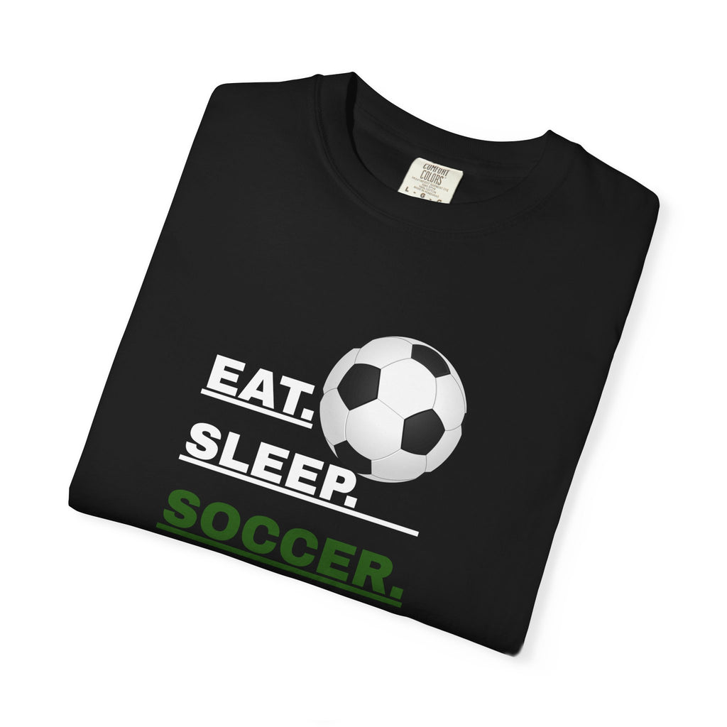 Unisex - Eat Sleep Soccer Repeat Tee