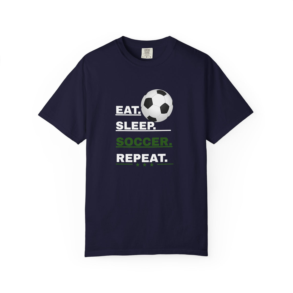 Unisex - Eat Sleep Soccer Repeat Tee