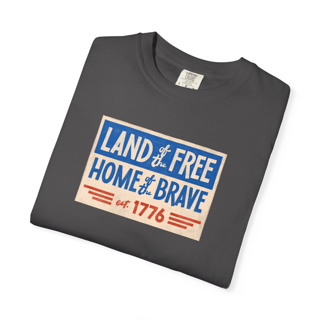 Unisex - Land of the Free Patriotic Tee