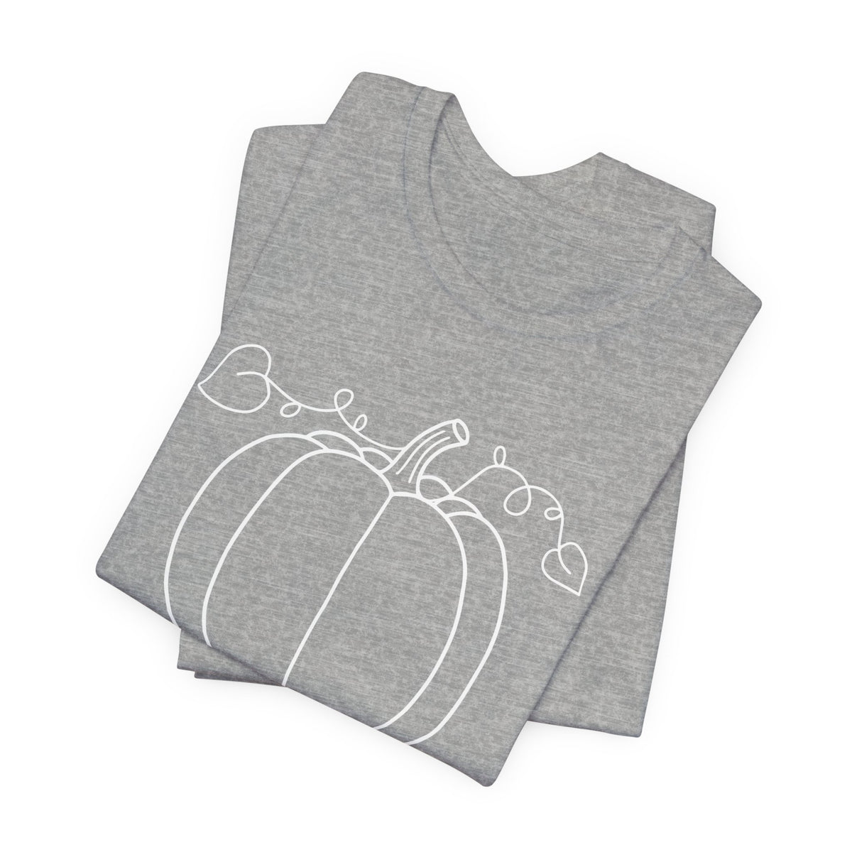 Unisex - Minimal Pumpkin Halloween Tee