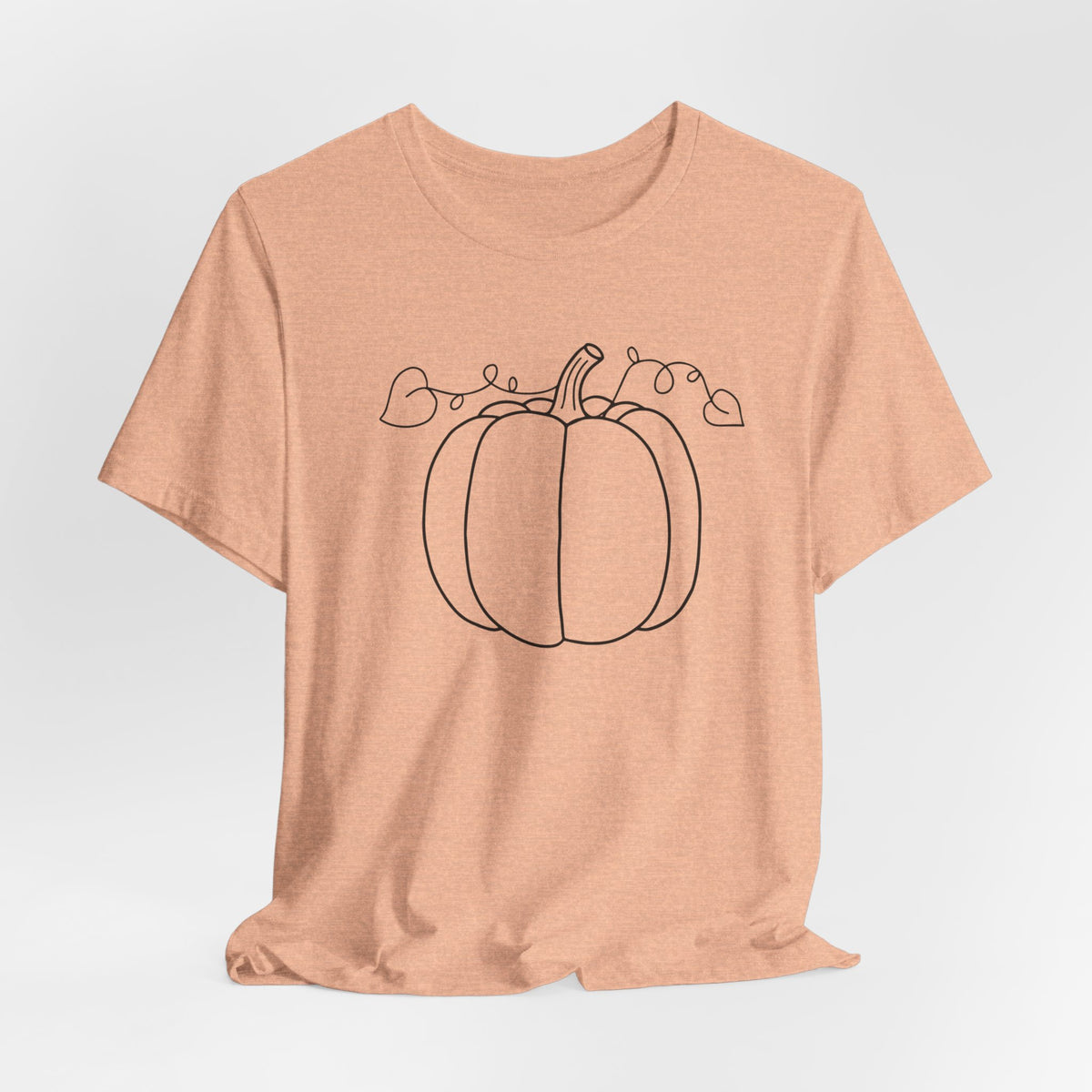 Unisex - Minimal Pumpkin Halloween Tee