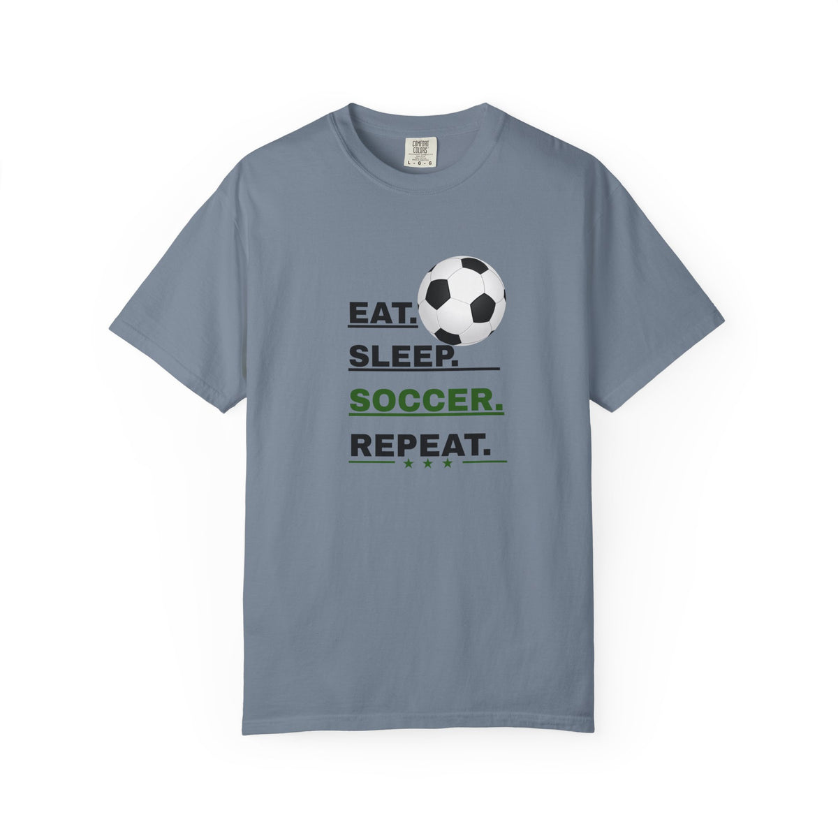 Unisex - Eat Sleep Soccer Repeat Tee