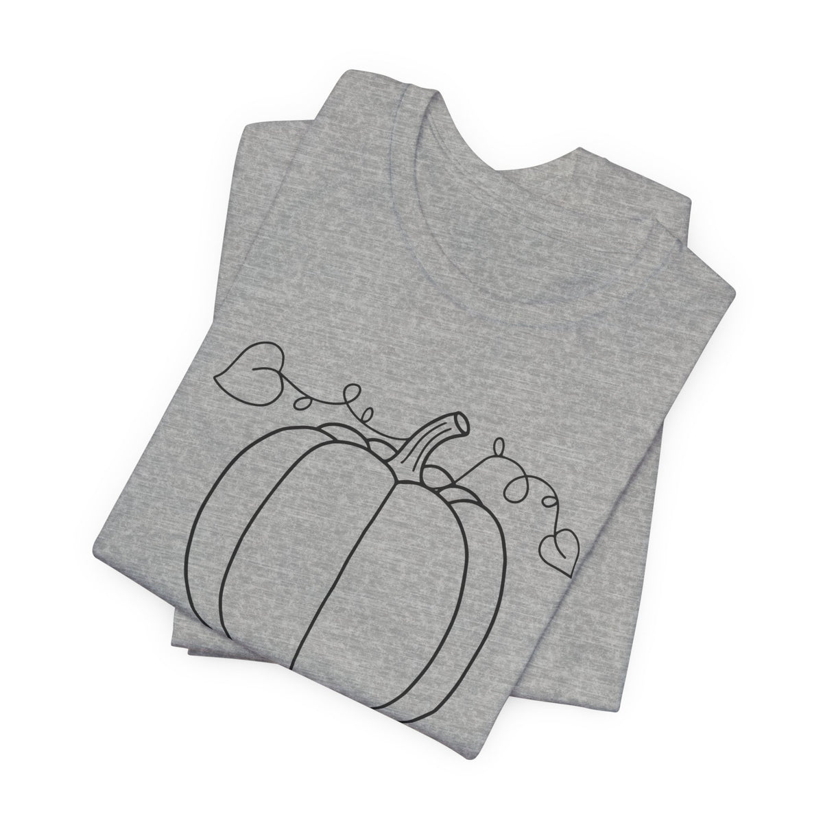 Unisex - Minimal Pumpkin Halloween Tee
