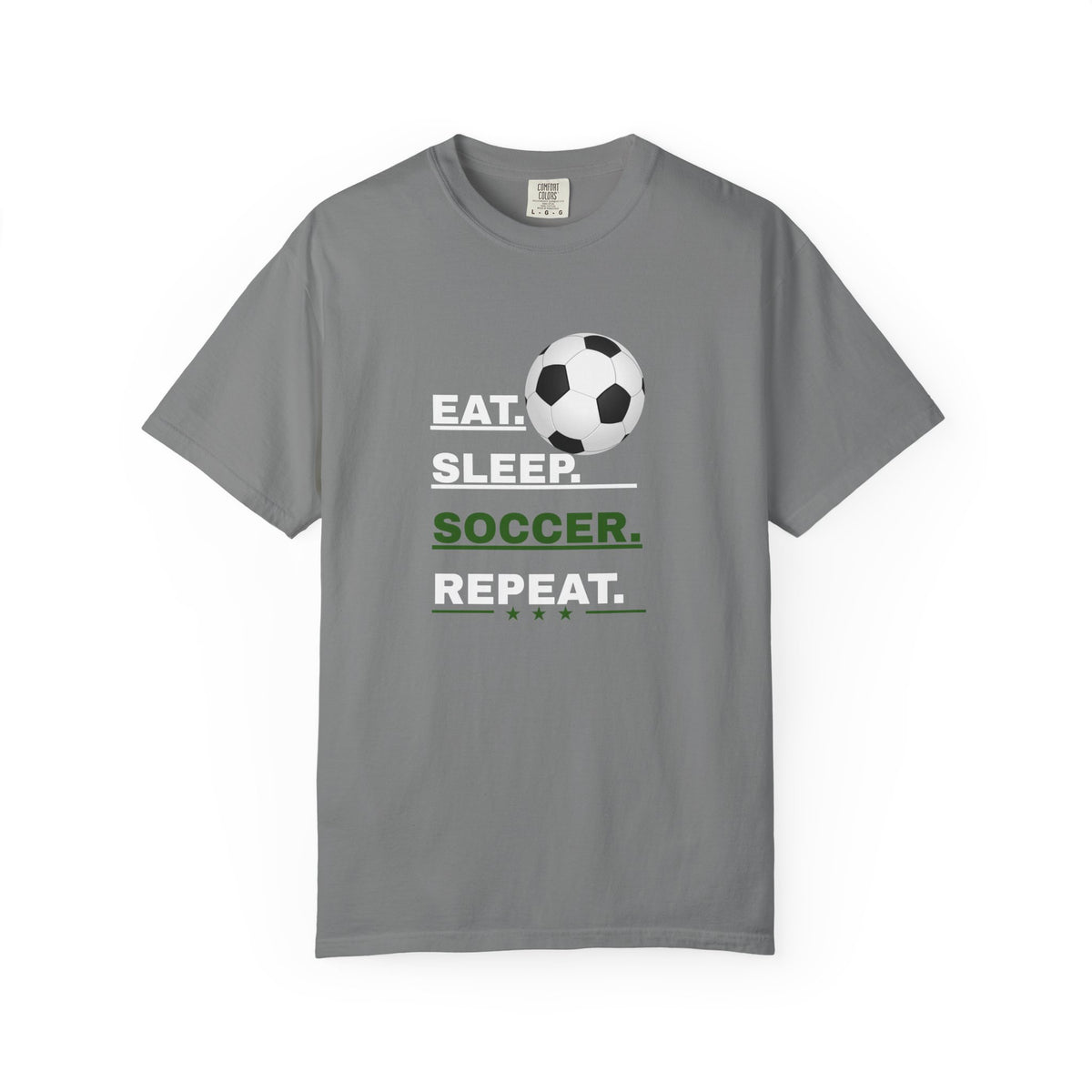 Unisex - Eat Sleep Soccer Repeat Tee