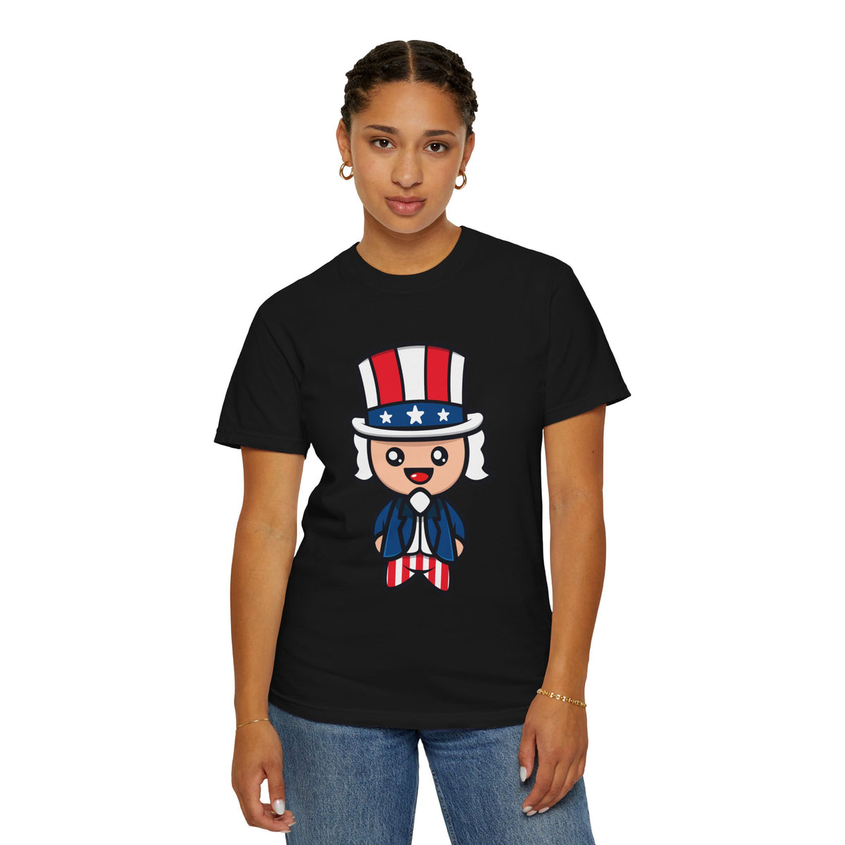 Unisex - All-American Uncle Sam Graphic Tee