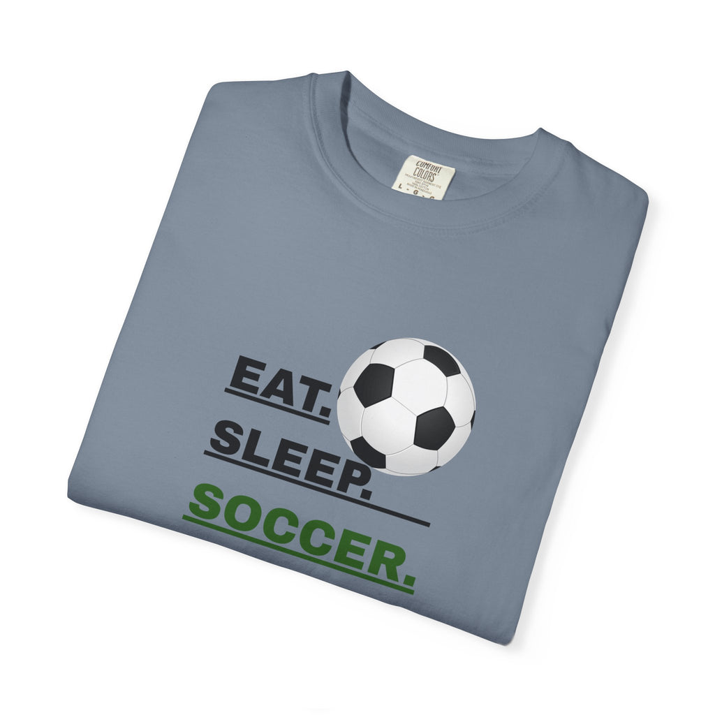 Unisex - Eat Sleep Soccer Repeat Tee