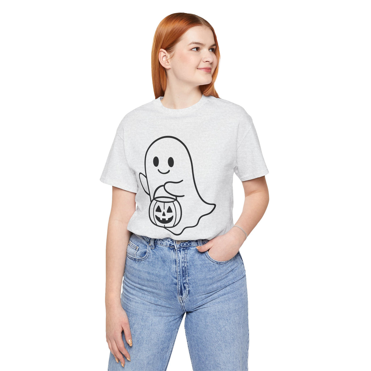 Unisex- Cute Ghost Halloween Tee