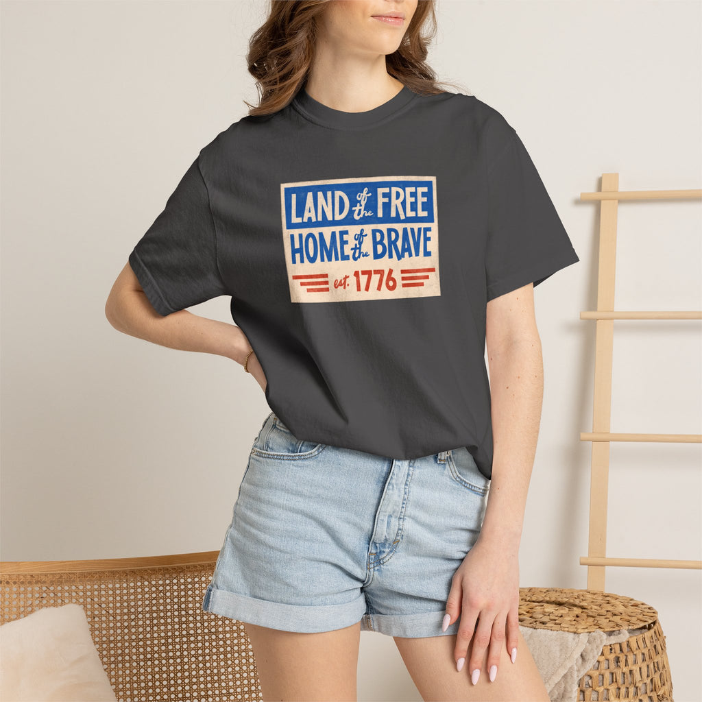 Unisex - Land of the Free Patriotic Tee
