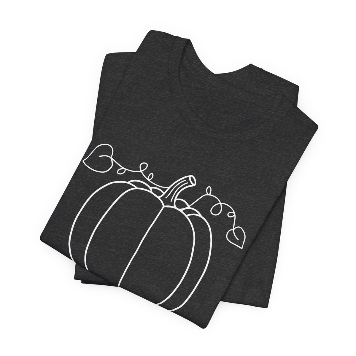 Unisex - Minimal Pumpkin Halloween Tee