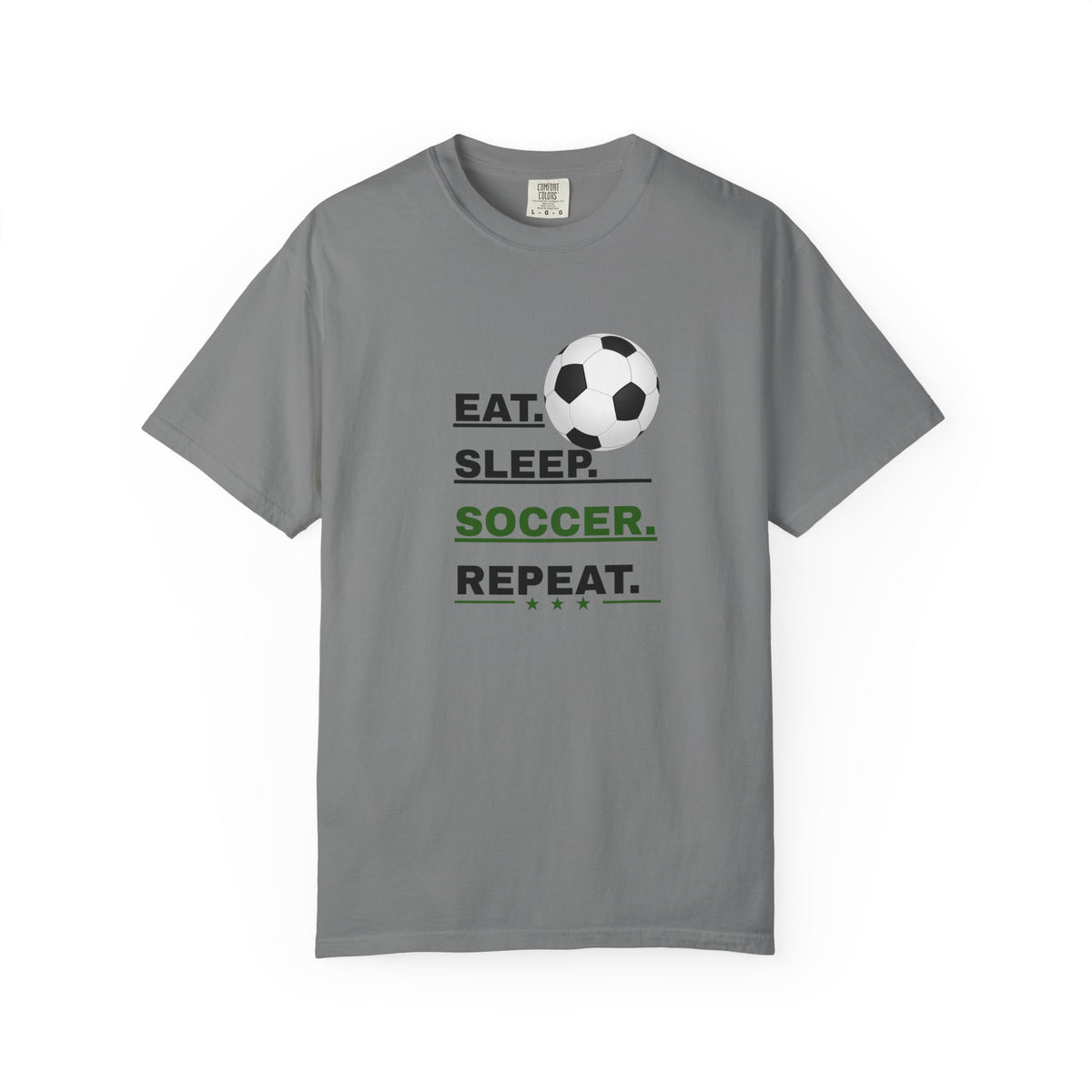 Unisex - Eat Sleep Soccer Repeat Tee