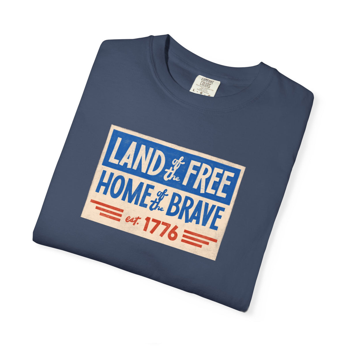 Unisex - Land of the Free Patriotic Tee