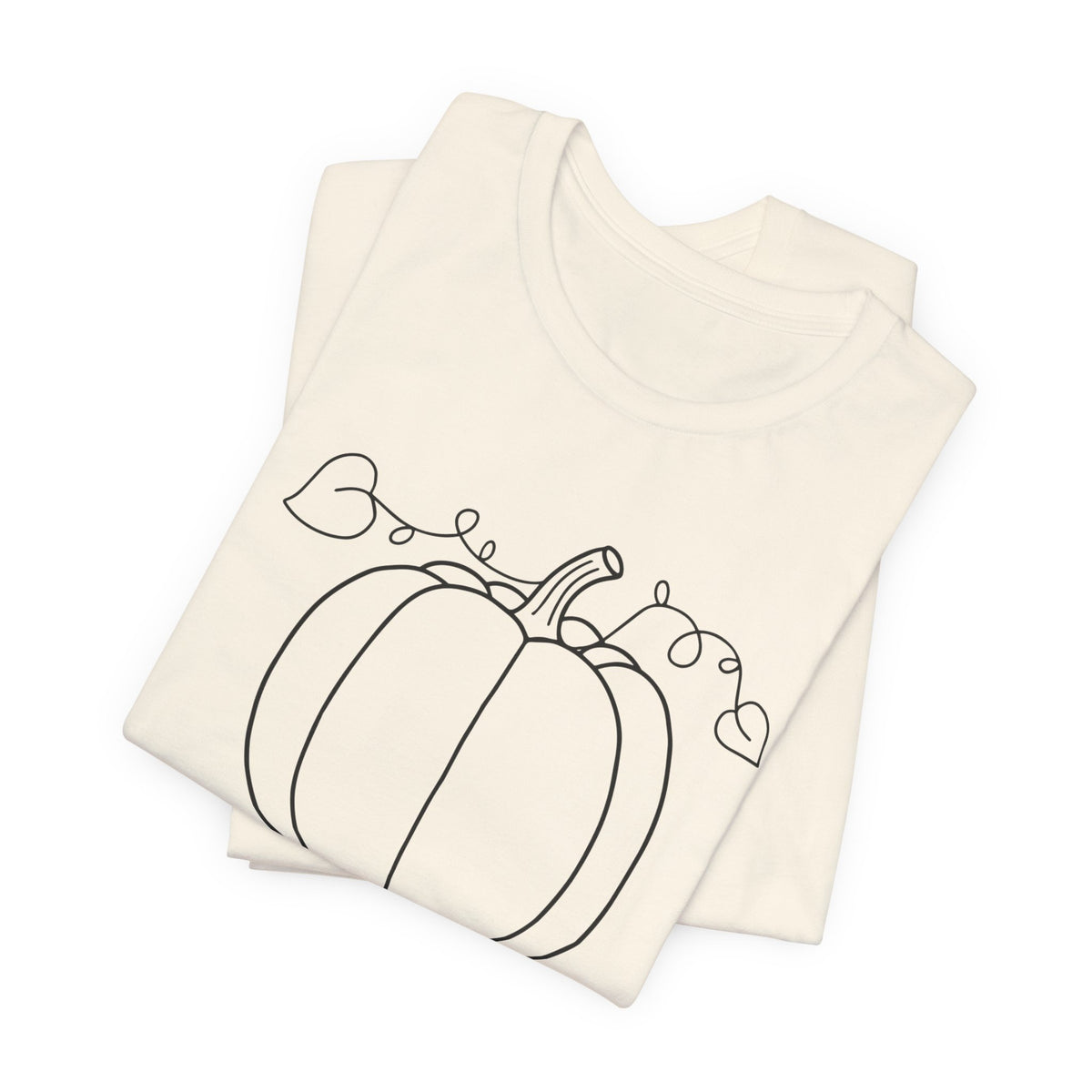 Unisex - Minimal Pumpkin Halloween Tee