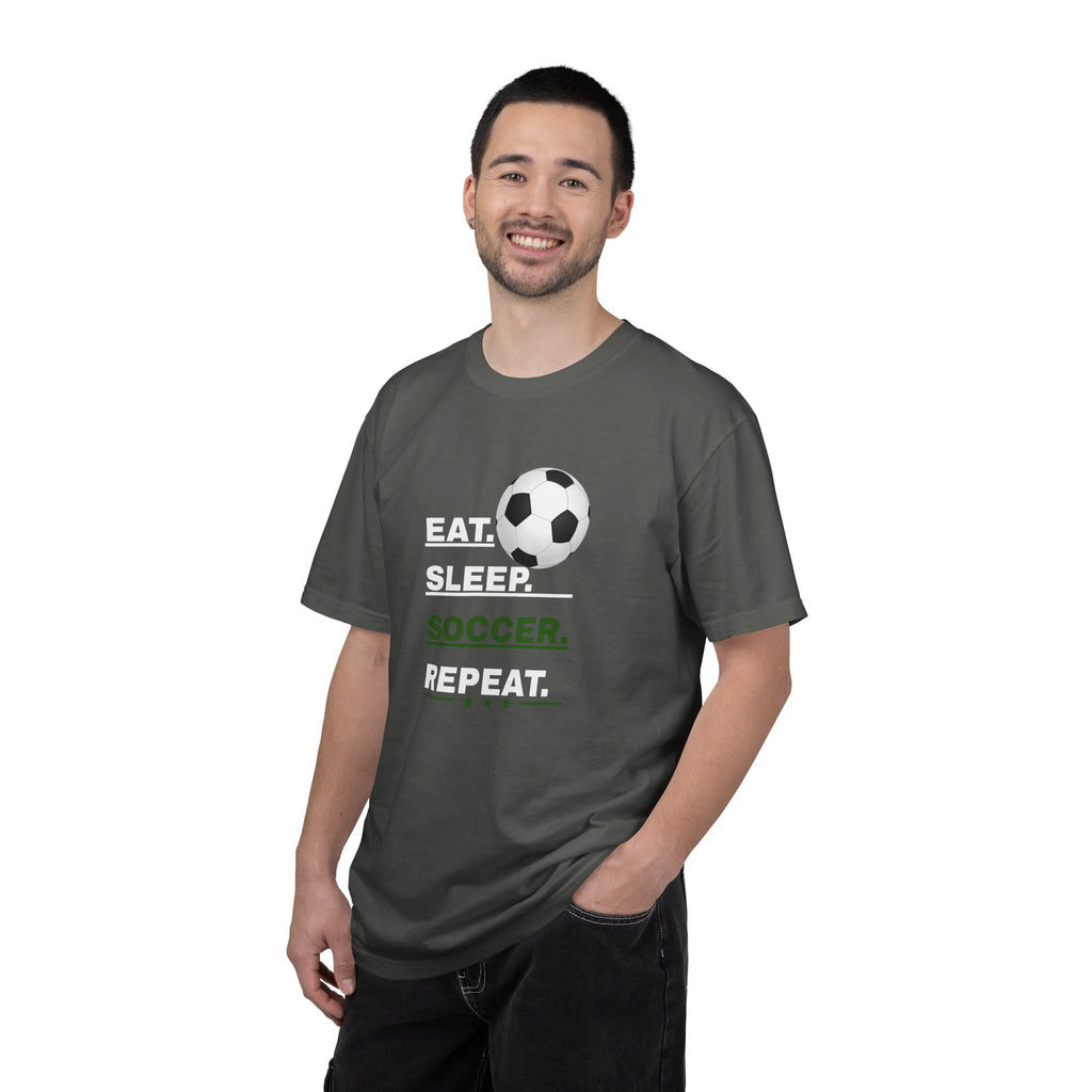 Unisex - Eat Sleep Soccer Repeat Tee