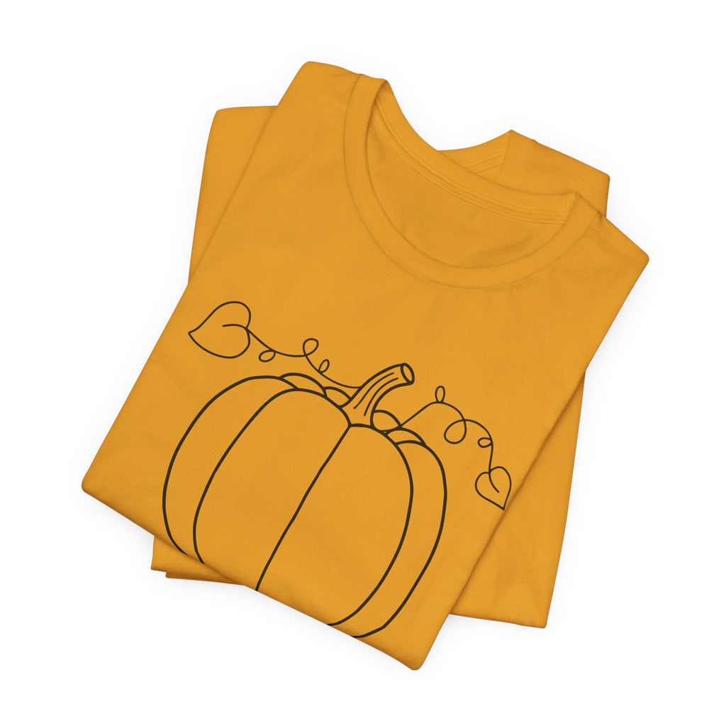 Unisex - Minimal Pumpkin Halloween Tee