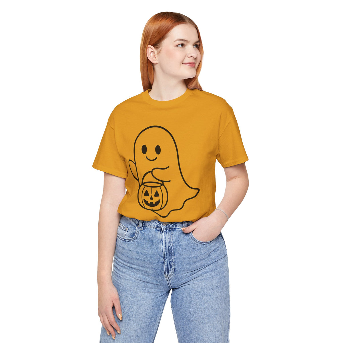 Unisex- Cute Ghost Halloween Tee