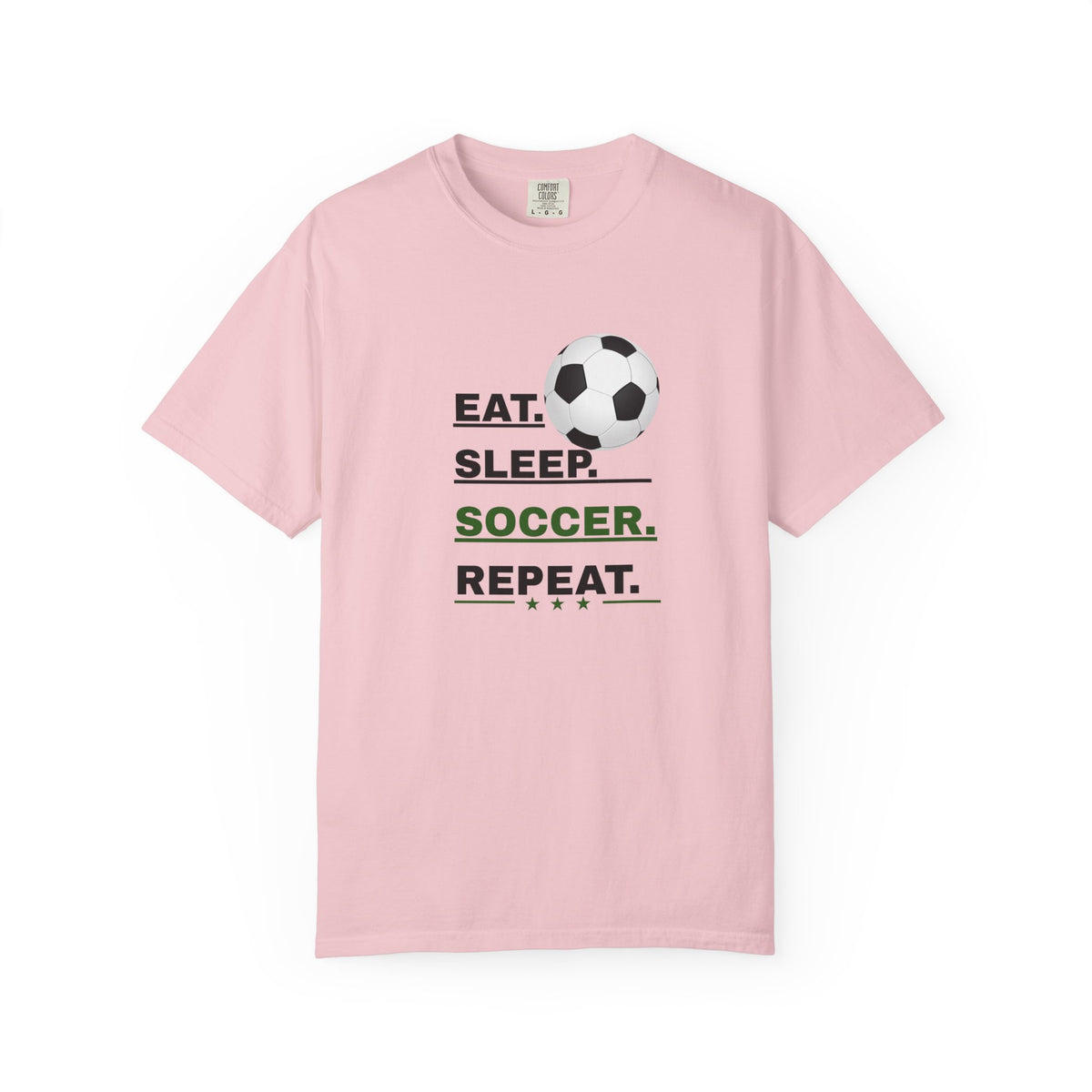 Unisex - Eat Sleep Soccer Repeat Tee