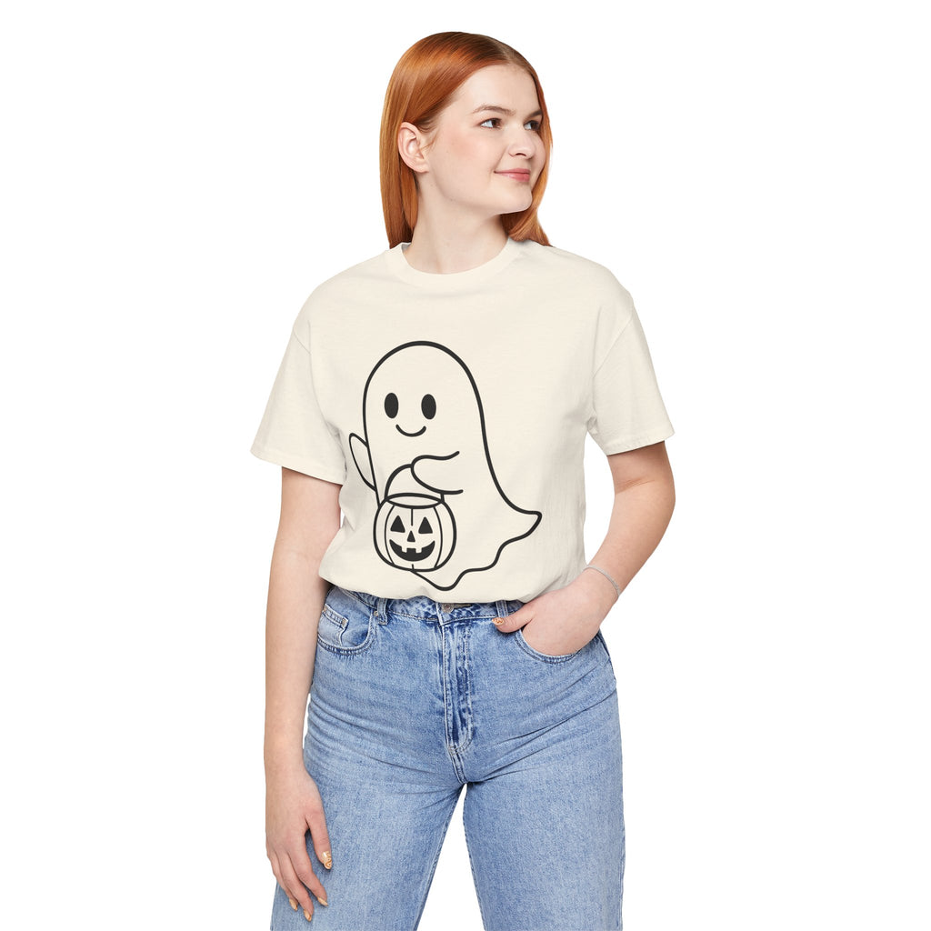 Unisex- Cute Ghost Halloween Tee