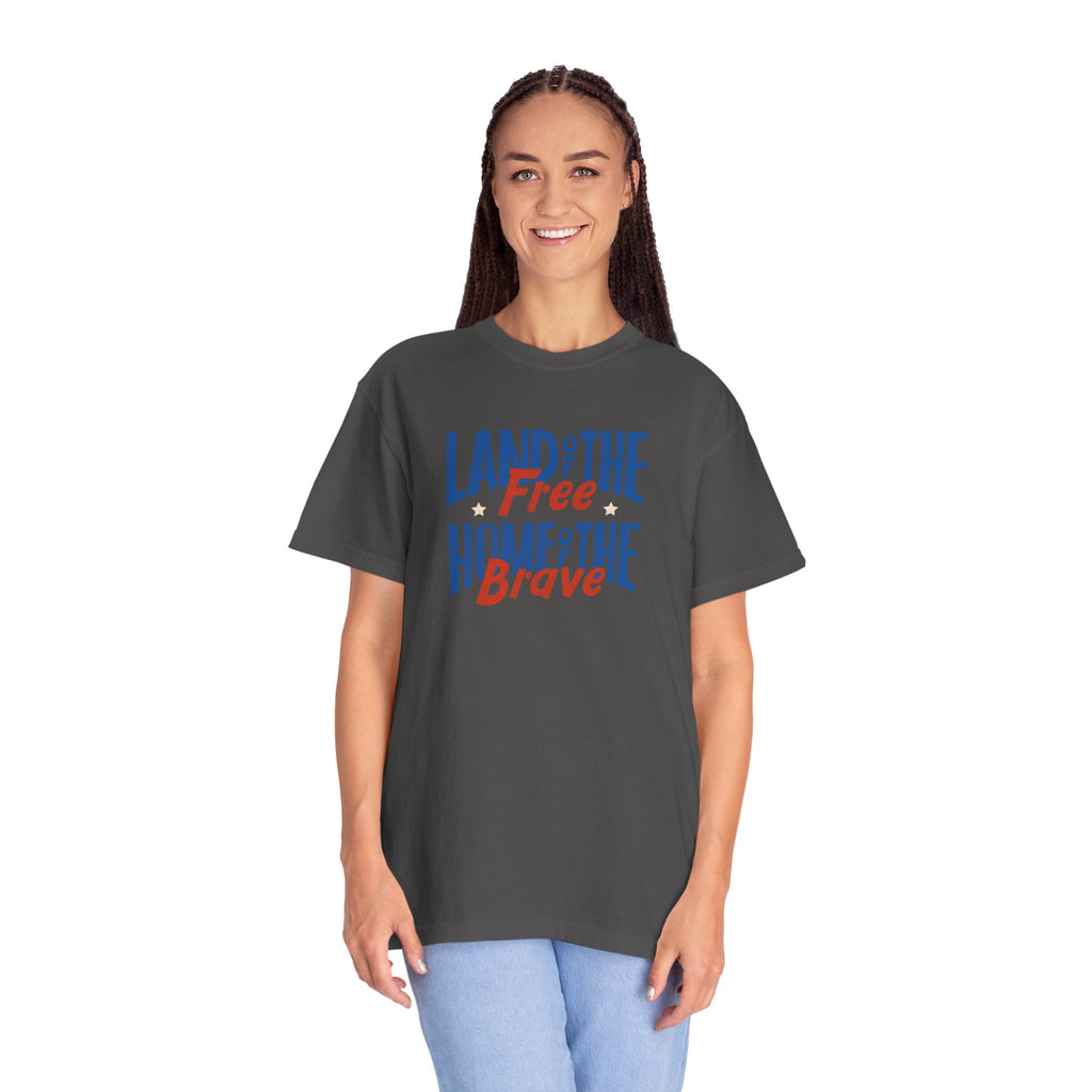 Unisex - Land of the Free Patriotic Tee