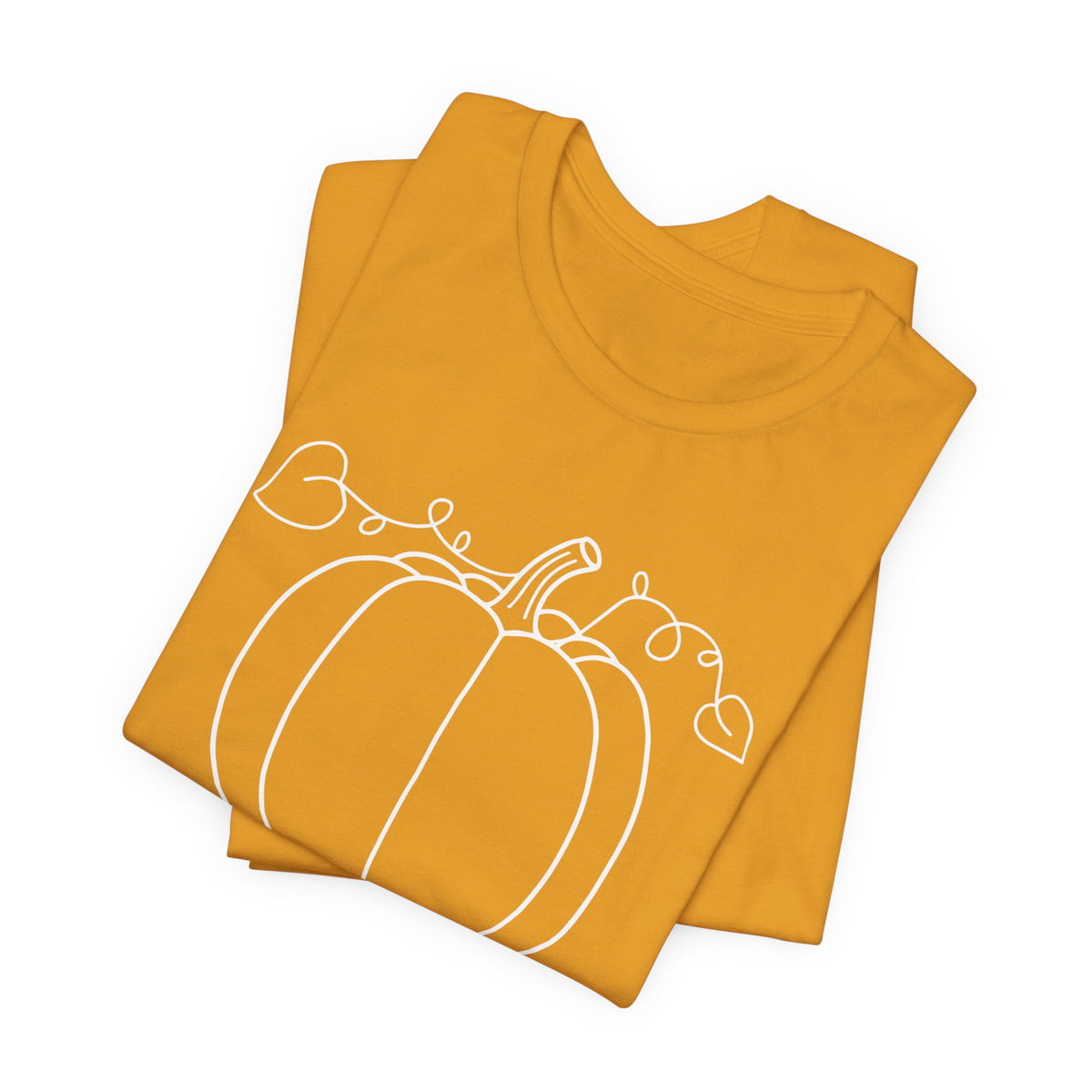 Unisex - Minimal Pumpkin Halloween Tee