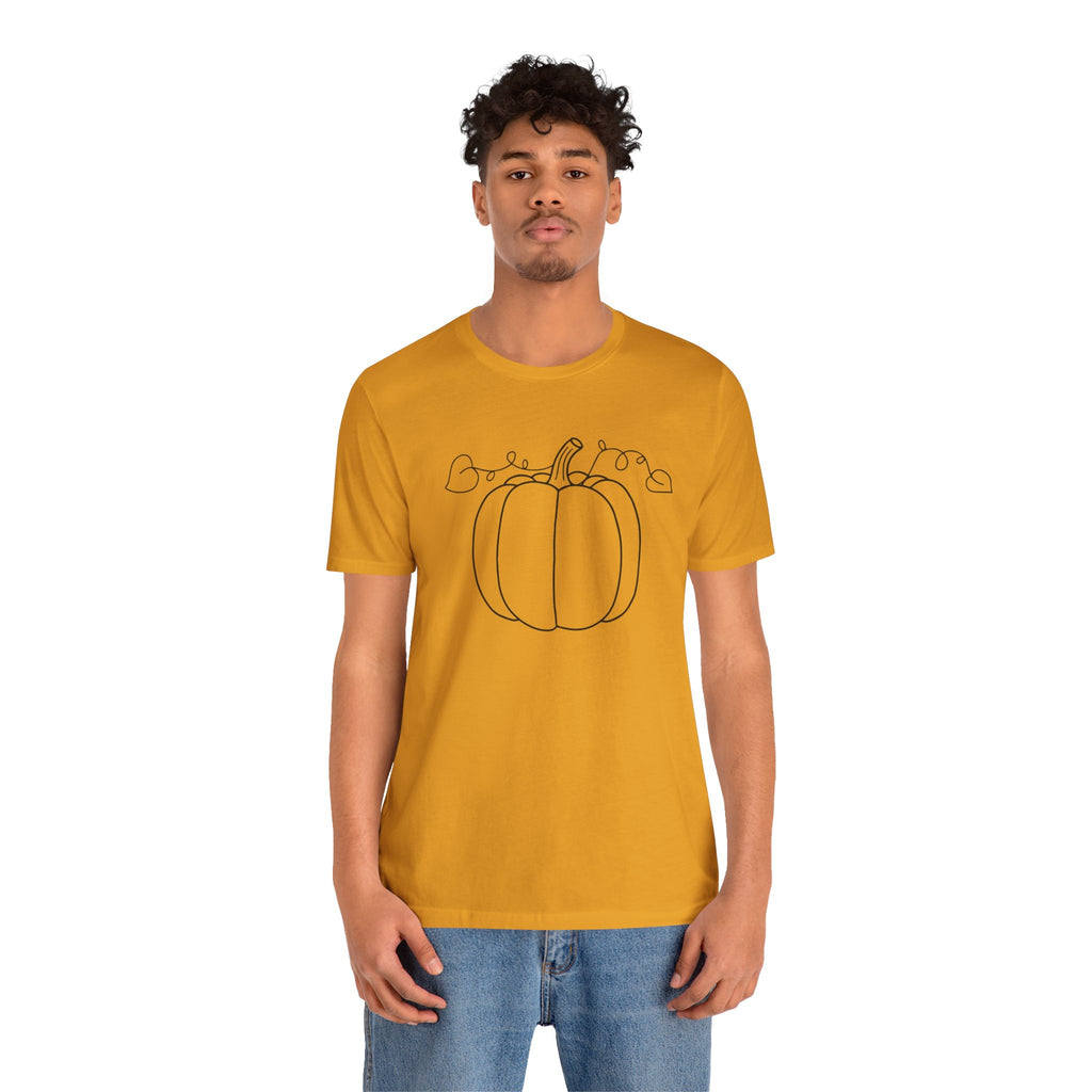 Unisex - Minimal Pumpkin Halloween Tee