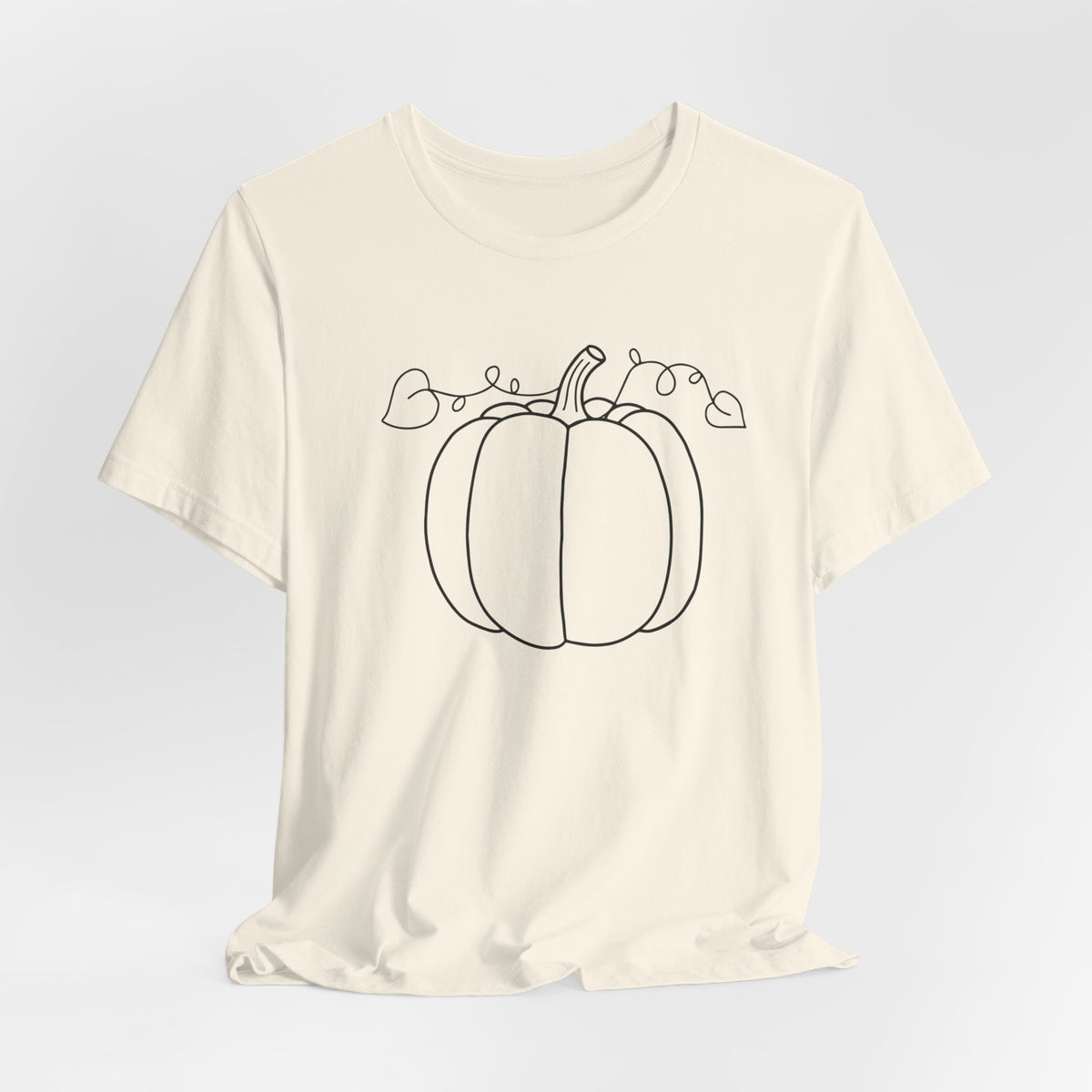 Unisex - Minimal Pumpkin Halloween Tee