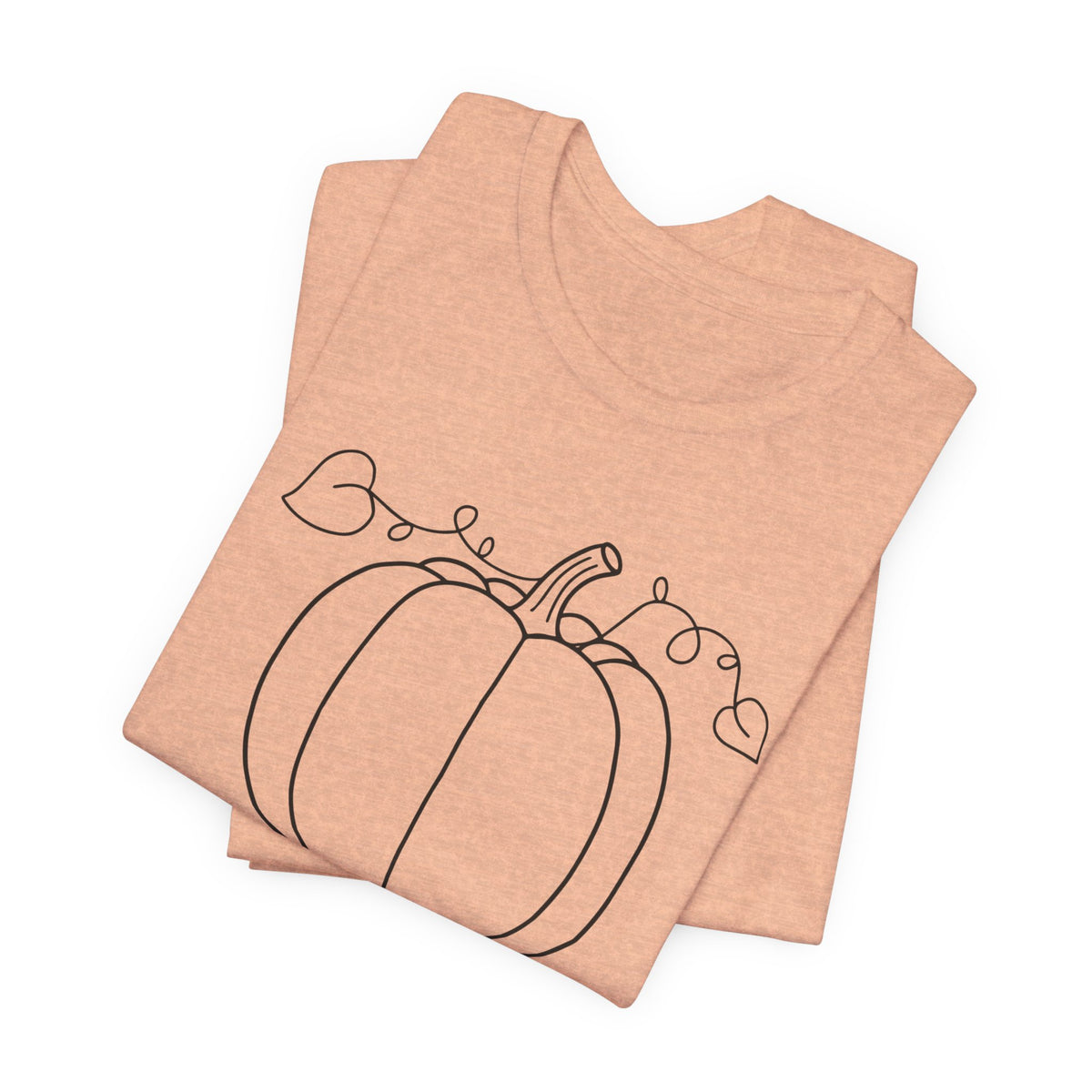 Unisex - Minimal Pumpkin Halloween Tee