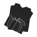 Unisex - Minimal Pumpkin Halloween Tee