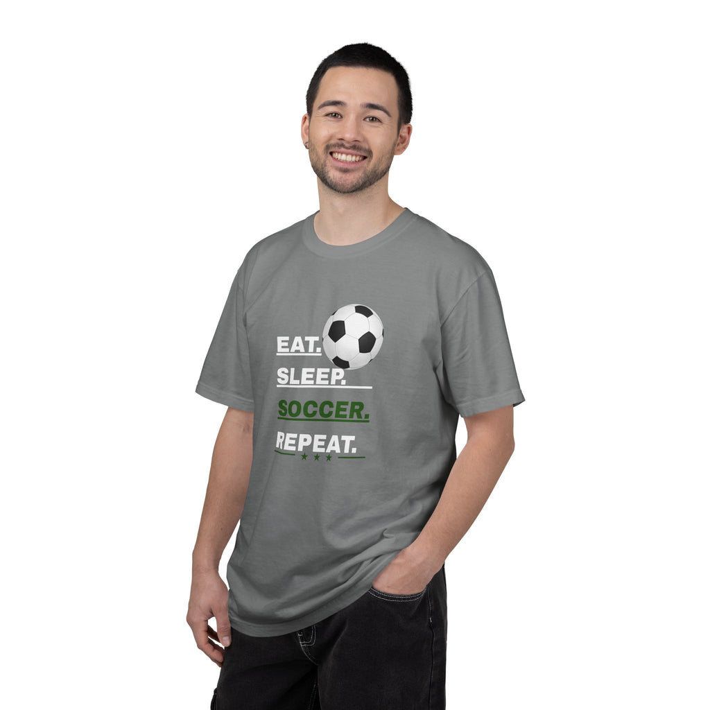 Unisex - Eat Sleep Soccer Repeat Tee
