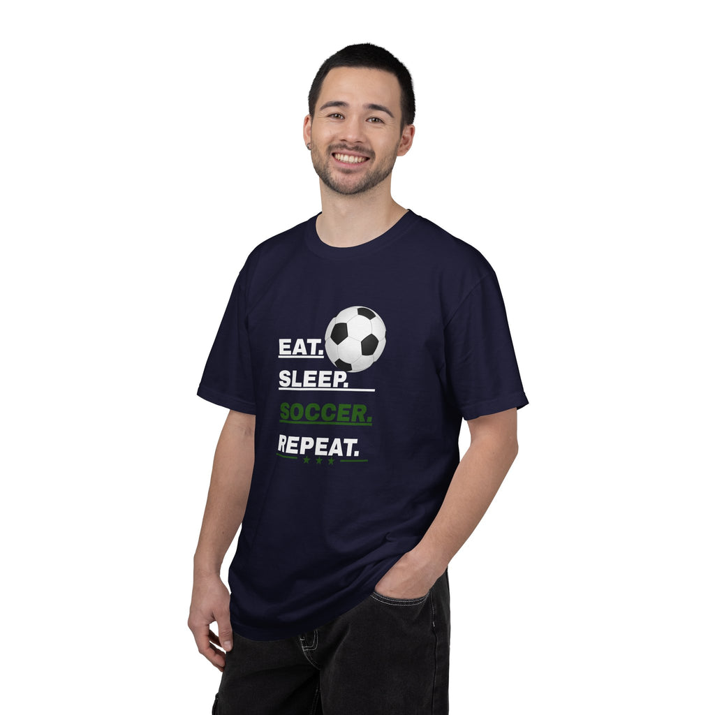 Unisex - Eat Sleep Soccer Repeat Tee